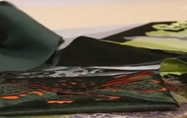 آموزش دوخت جا قرآنی دست دوز