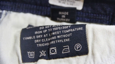 برچسب‌های روی محصولات نساجی