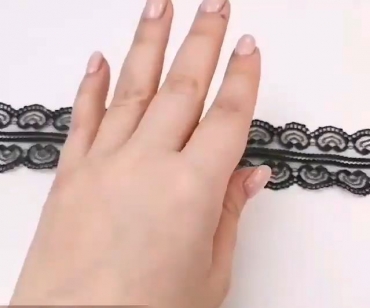 آموزش دوخت یک مدل مچ آستین زیبای دست دوز +فیلم