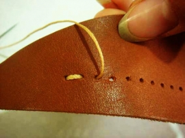 آموزش دوخت کفش چرم دست دوز + فیلم